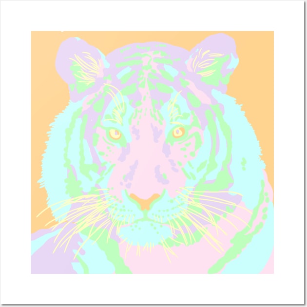 Pastel Tiger! Wall Art by KelseyLovelle